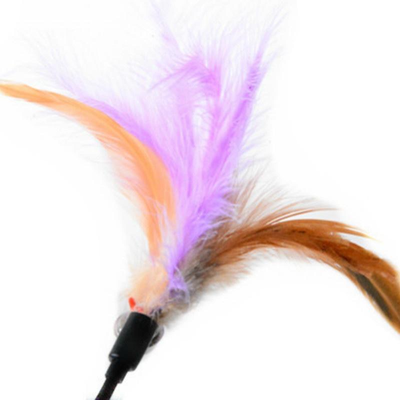 2 шт., игрушка для кошек, колокольчик, перо, забавная игрушка-стержень для кошек