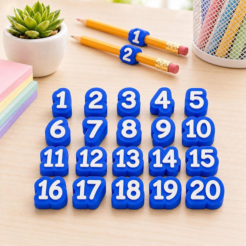 Classroom Pencil Labels Reusable Pencil Tracking Tags School Supplies Pencil Management Assorted Colors