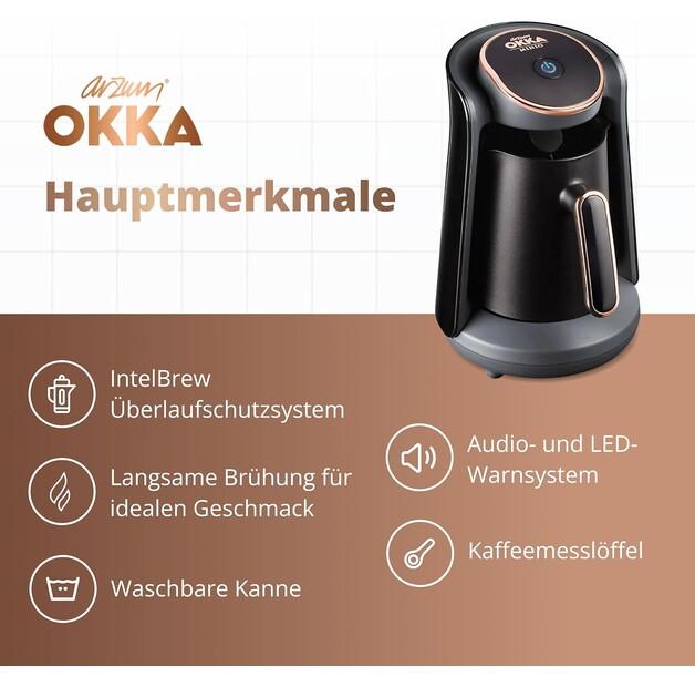 Кофеварка Arzum OK004 Okka Minio черный/бронза