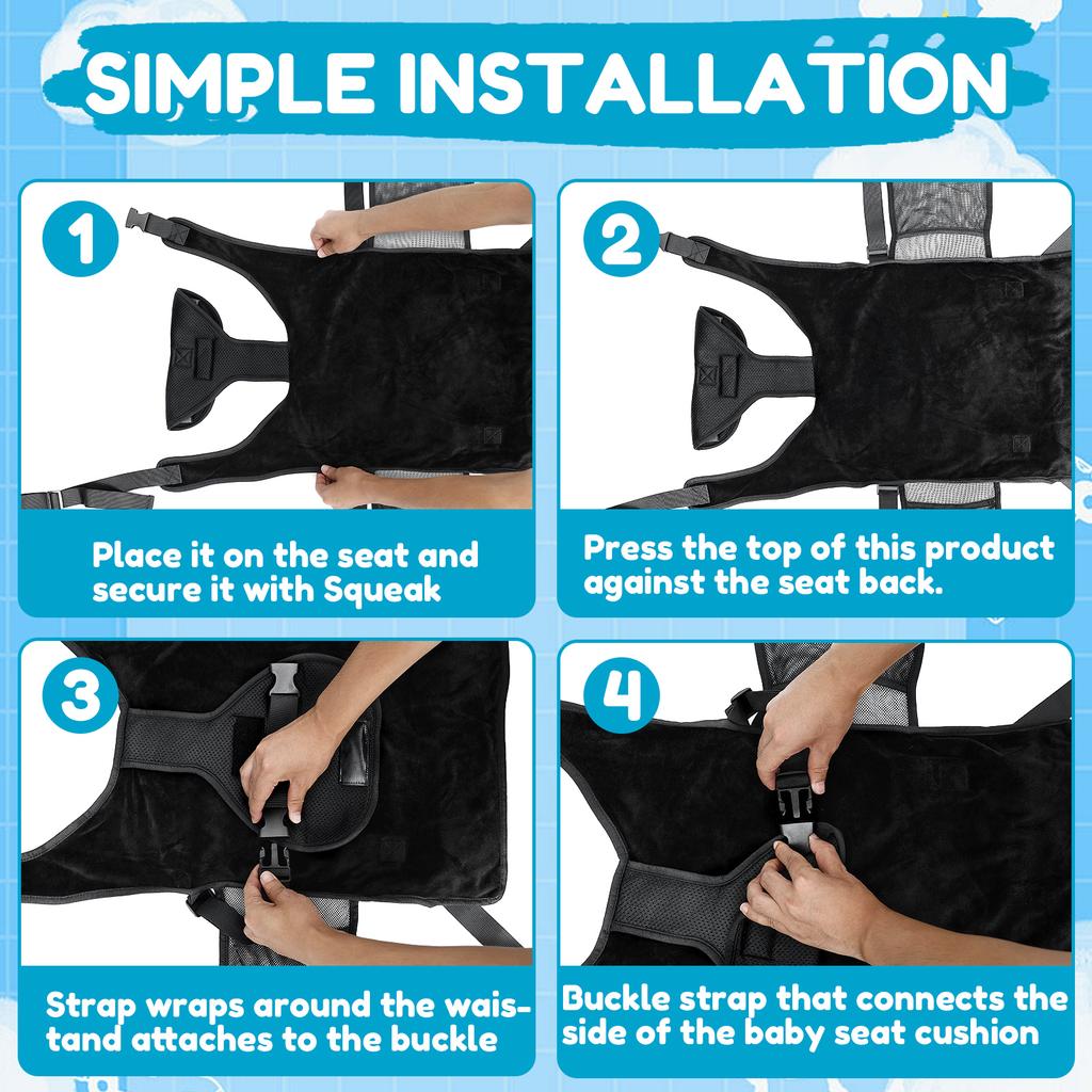 Детская кровать для самолета Полиэстер Портативный Удлинитель сиденья для самолета для малышей с боковым сетчатым карманом Удобный Складной Детский Воздушный Гамак