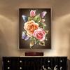 Цветы Бабочка Роза Смола Полный Diy Алмазная Картина Алмазная Мозаика Вышивка Бисером