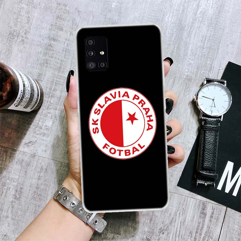 Чехол для телефона Sk Славия Прага Чехия для Samsung Galaxy A52 A53 A12 A13 A22 A23 A32 A33 A72 A73 A42 A02S A03S 5G A50S