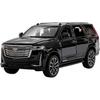 Модель автомобиля 1/32 для внедорожника Cadillac Escalade, литой игрушечный автомобиль со звуком и светом, инерционный механизм, многоцветный