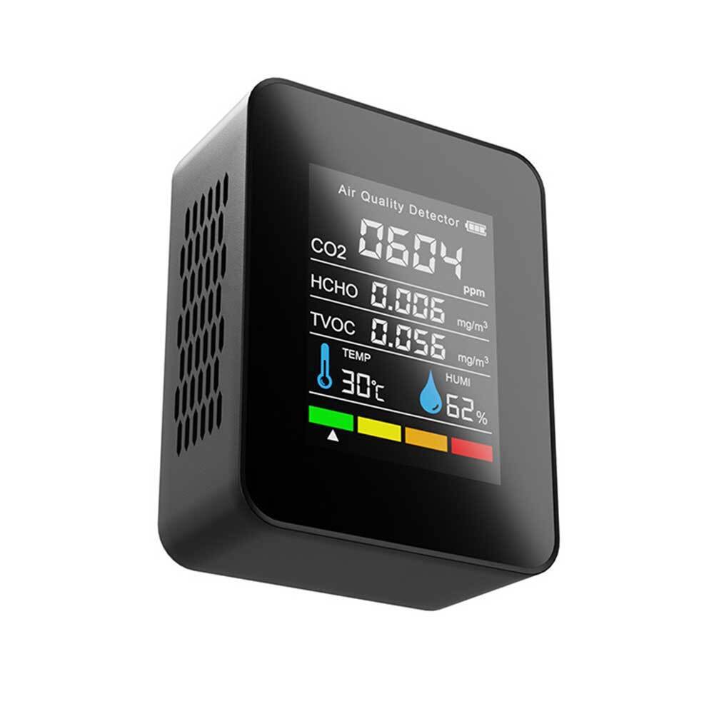 5-в-1 CO2 TVOC тестер качества воздуха тестер полупроводниковый детектор углекислого газа