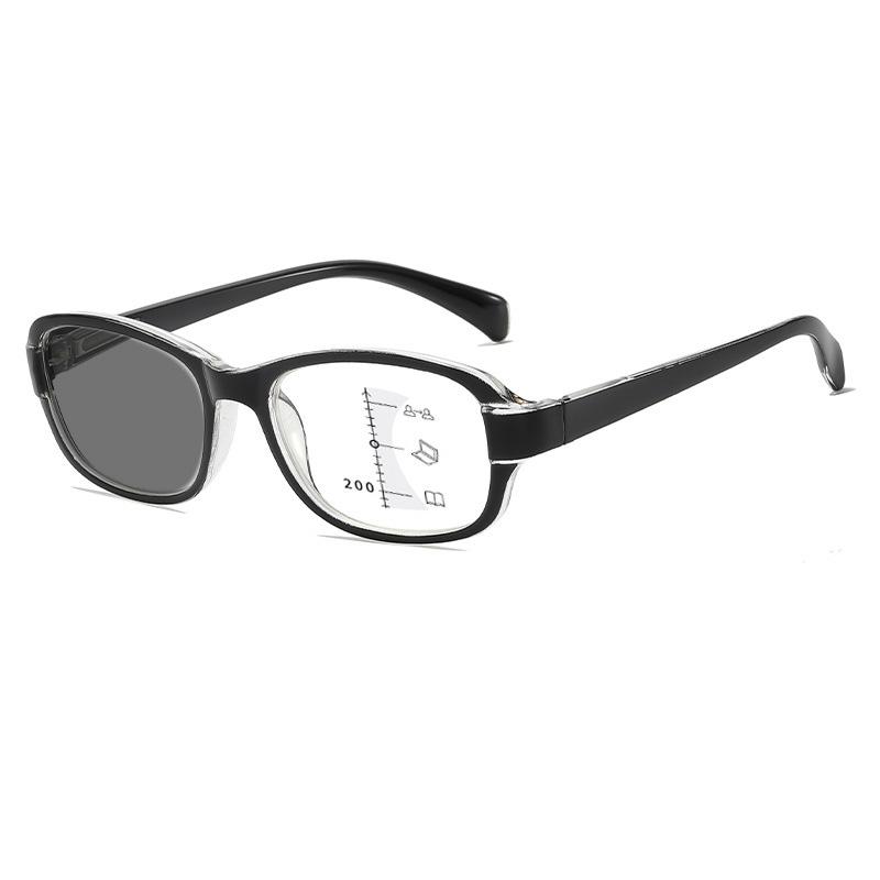 Photochromic Multifocal Reading Glasses Ultra Light High-Definition Uv Protective Presbyopia Eyewear Anti Blue Light Eyeglasses