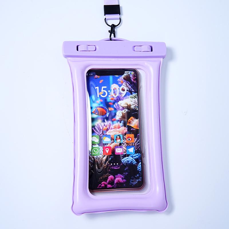 Большой водонепроницаемый чехол для телефона с воздушной подушкой и высокопрозрачным сенсорным экраном - Идеально подходит для дайвинга, плавания и защиты от дождя