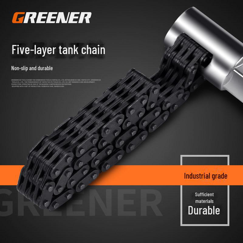 Трехзубцовый цепной ключ для масляного фильтра Green Forest