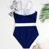 Convenient Women Swimwear Easy To Wear Slim Style Nylon Stretchy Fine Texture Women Swimwear for Beach
