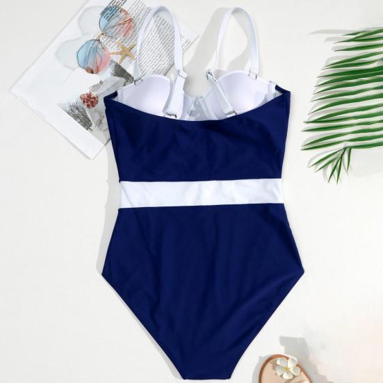 Convenient Women Swimwear Easy To Wear Slim Style Nylon Stretchy Fine Texture Women Swimwear for Beach