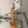 Плавающая скульптура пролитой чашки кофе, украшение для кухни, пролитая магия, всплеск, креативный декор для рабочего стола, украшение для дома