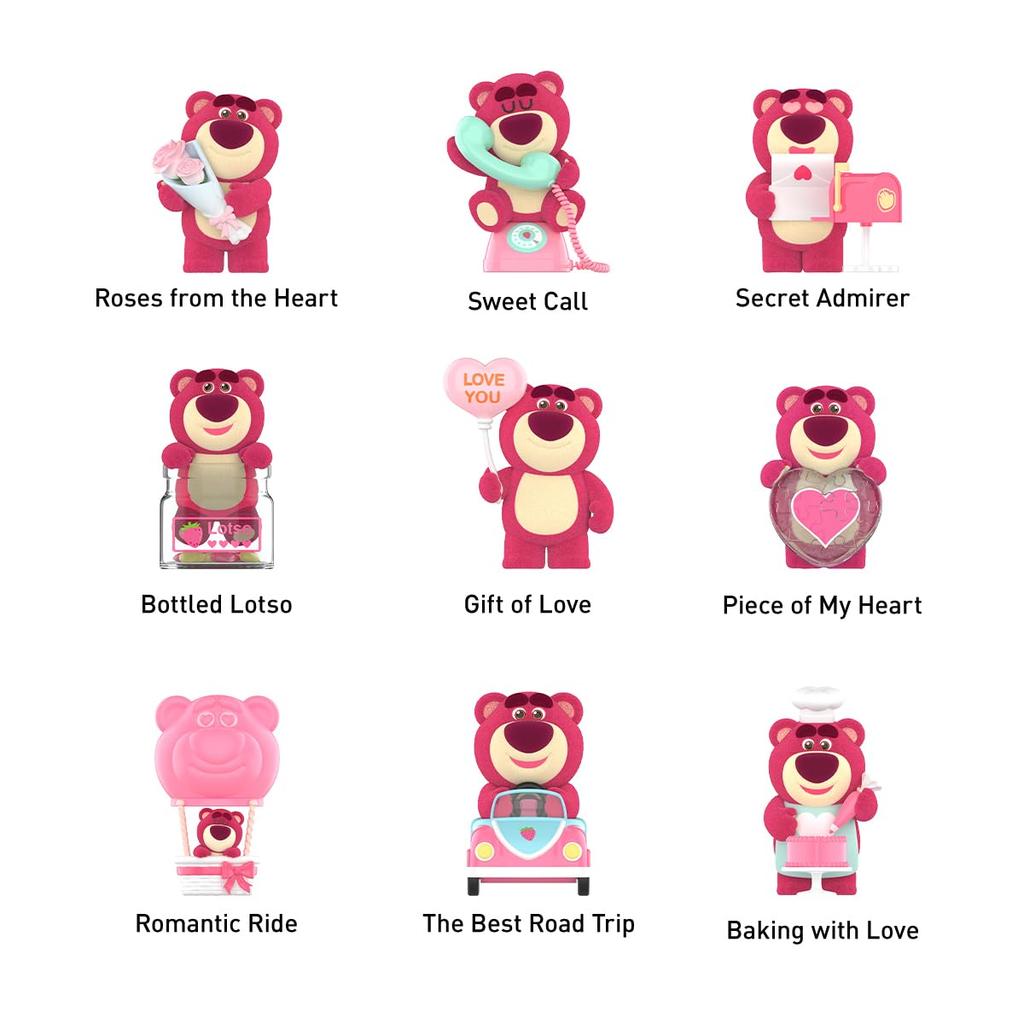 POP MART Lotso Wondrous Rendezvous Series Pop Mart Gacha Gacha Blind Box Figure Пластиковая модель Премиум-игрушка Мягкий винил ПВХ Оригинальный персонаж День рождения