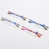 Ultra-light Frameless Metal Anti-Blue Light Reading Glasses with Plus Film