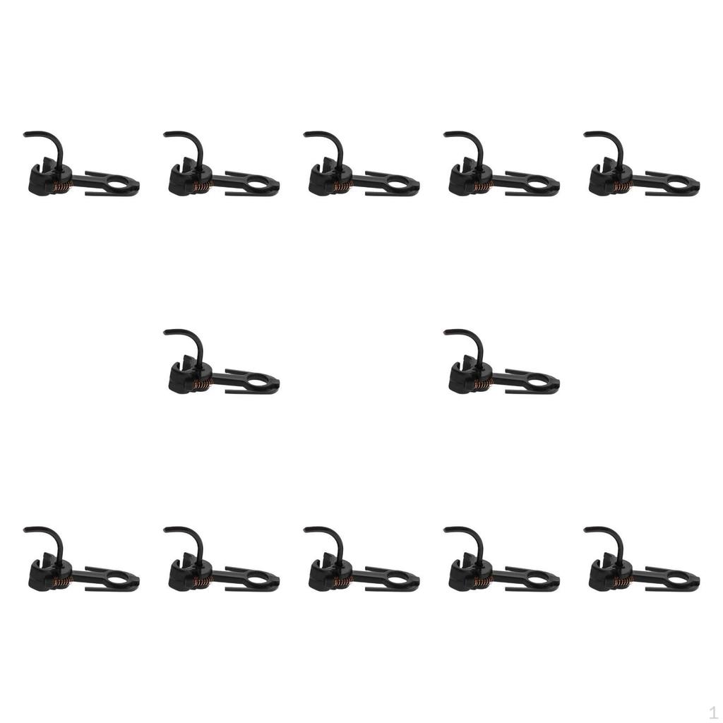 12 Pieces Train Coupler Hook Hobby Accessory Professional Towing Model Railway Parts for