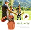 Инструмент для установки тетивы для лука и длинного лука из искусственной кожи
