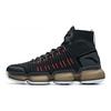 Anta Кроссовки мужские NASA Basketball Culture High-Top, черные, красные, 91831190-4