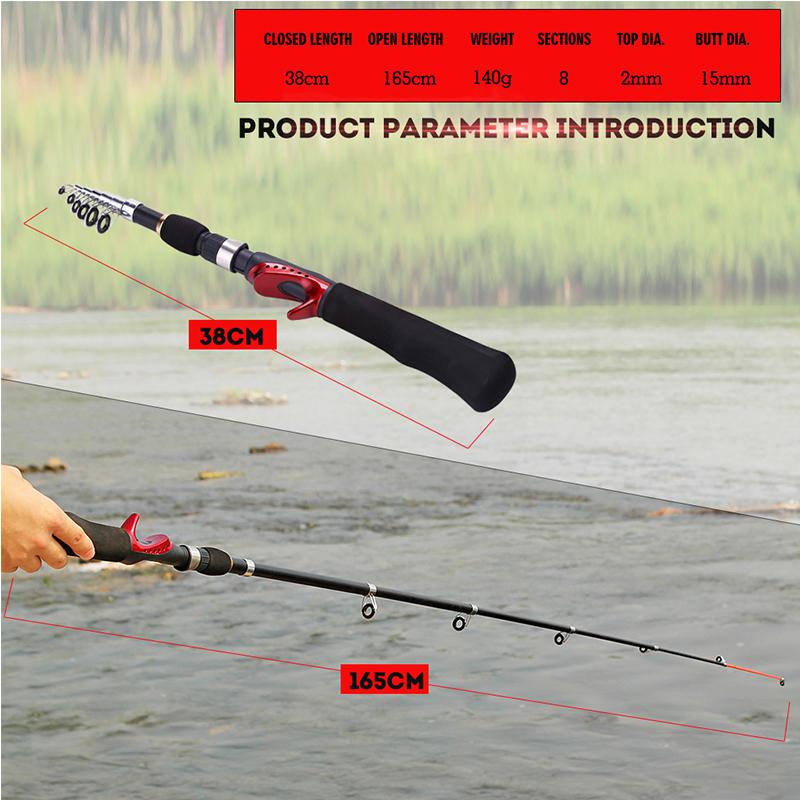 Ultra-Short Fishing Rod / Telescopic Spinning Rod & Casting Rod / Durable Fishing Rod