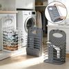 Складная корзина для белья Корзина для хранения грязной одежды Настенный многофункциональный органайзер для ванной комнаты Инструмент для хранения грязного белья