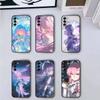 Игровой чехол Wuwa A-Aemeath для Samsung Galaxy A73, A72, A71, A70, A53, A52, A51, Мягкий силиконовый черный чехол