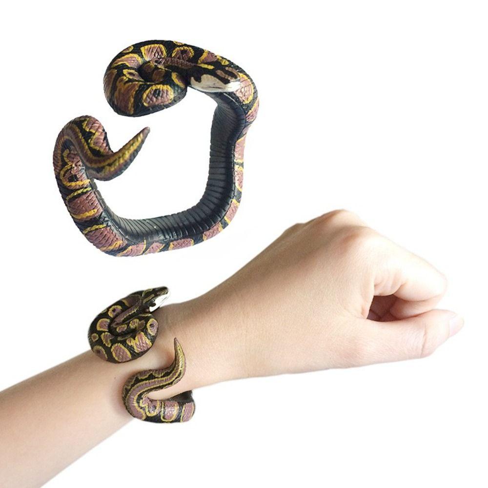 Boys Girls Funny Fun Prank Animal Model Python Snake Tricky Simulation Animal Model Simulation Snake Gift For Friends