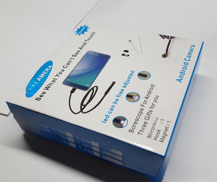 Эндоскоп USB HD Android 1,07 м для ремонта автомобилей и осмотра трубопроводов