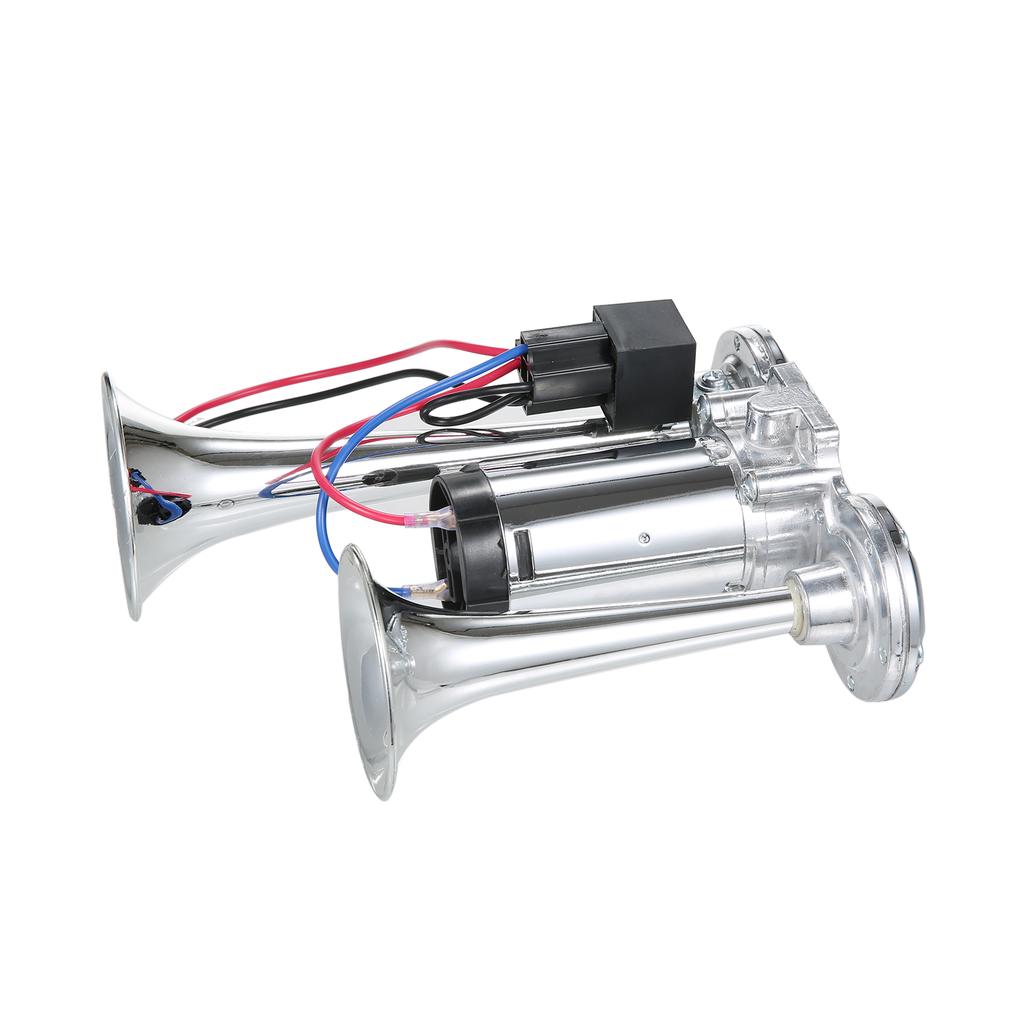 Универсальный автомобильный звуковой сигнал 12 В, одиночный звуковой сигнал с компрессором, громкие звуковые сигналы 130 дБ для автомобилей