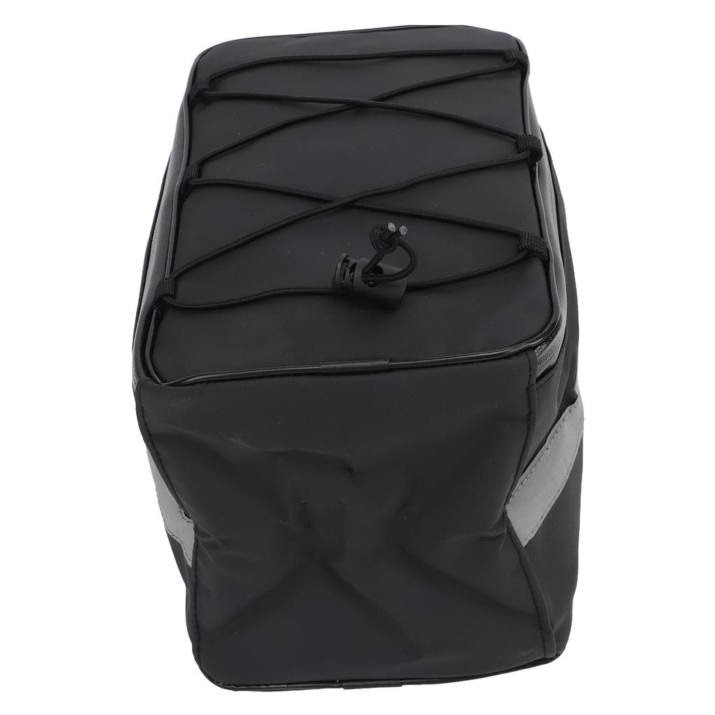 Сумка для заднего багажника велосипеда, водонепроницаемая, светоотражающая, большой емкости, с чехлом для дождя