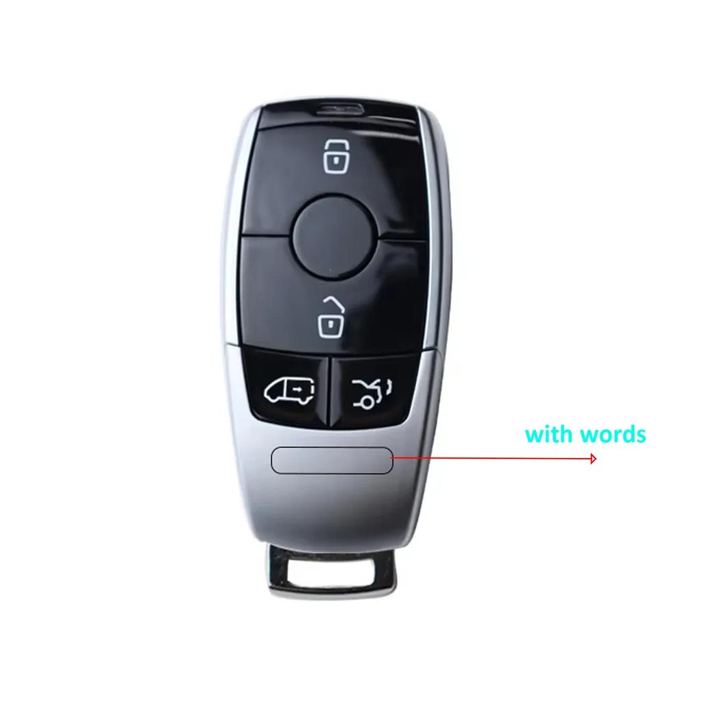 3 4 Bottons Car Key Fob Case Shell Housing for Mercedes Benz A C E S G Class GLC CLE CLA GLB GLS W177 W205 W213 W222 X167 AMG