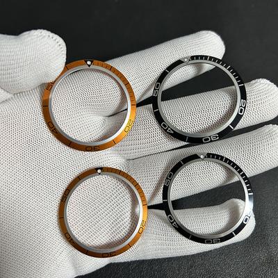 Для Omega Seamaster 600 Алюминиевое кольцо Старая модель Алюминиевое кольцо Внешнее кольцо Часовой безель Светящаяся метка Шкала 38 мм 41 мм