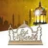 Good Eid Murbark Товары для вечеринок Поделки Буквы Карим DIY Креативный декор стола Рамадан Деревянный домашний декор