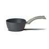 Meyer TVS Mito Induction Saucepan, 18cm, Aluminum, Induction Compatible, Fluoroplastic Coating, Made In Italy, Gray, TVM-S18