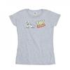 Womens/Ladies Toy Story Buzz Pulling Logo Cotton T-Shirt
