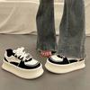 Casual Sneakers Spring New! Women's Platform Thick Soled White Sneakers Versatile Niche Casual Shoes Height Increasing