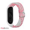 Тканый нейлоновый ремешок для Mi Band 8 7 6 Эластичный регулируемый нейлоновый браслет для Xiaomi Mi Band 4 3 5 6 7