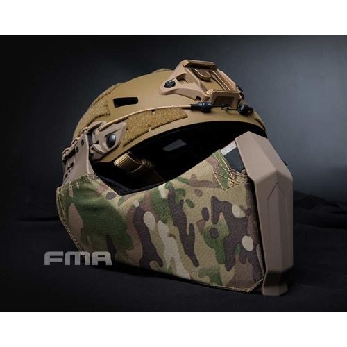 FMA OPS Type Gunsight Mandible Protector for High-Cut Helmets, Black