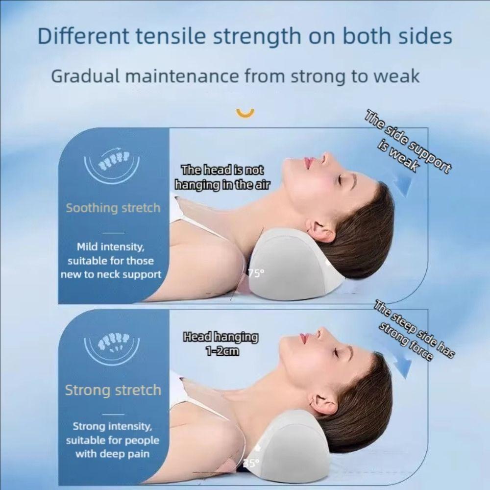 Contoured Design Neck Orthopedic Pillow Ergonomic Support Sleeping Pillow Shoulder Relaxation