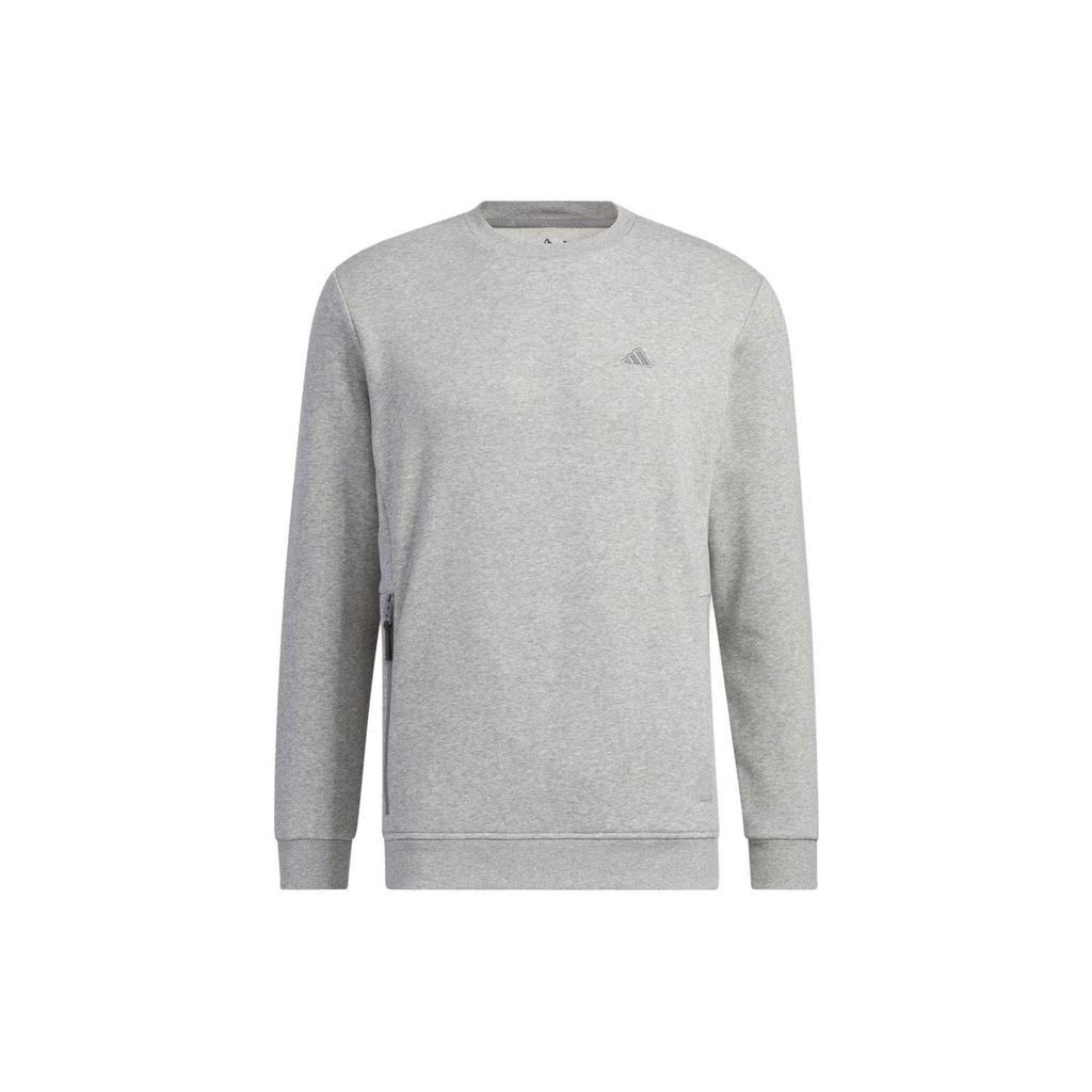 Adidas Sweatshirts Men's Gray Crew Neck Moderate Regular IA2608