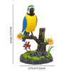 Simulation Electric Bird Toy,Talking Parrot Sound Activated Electronic Animal Pet for