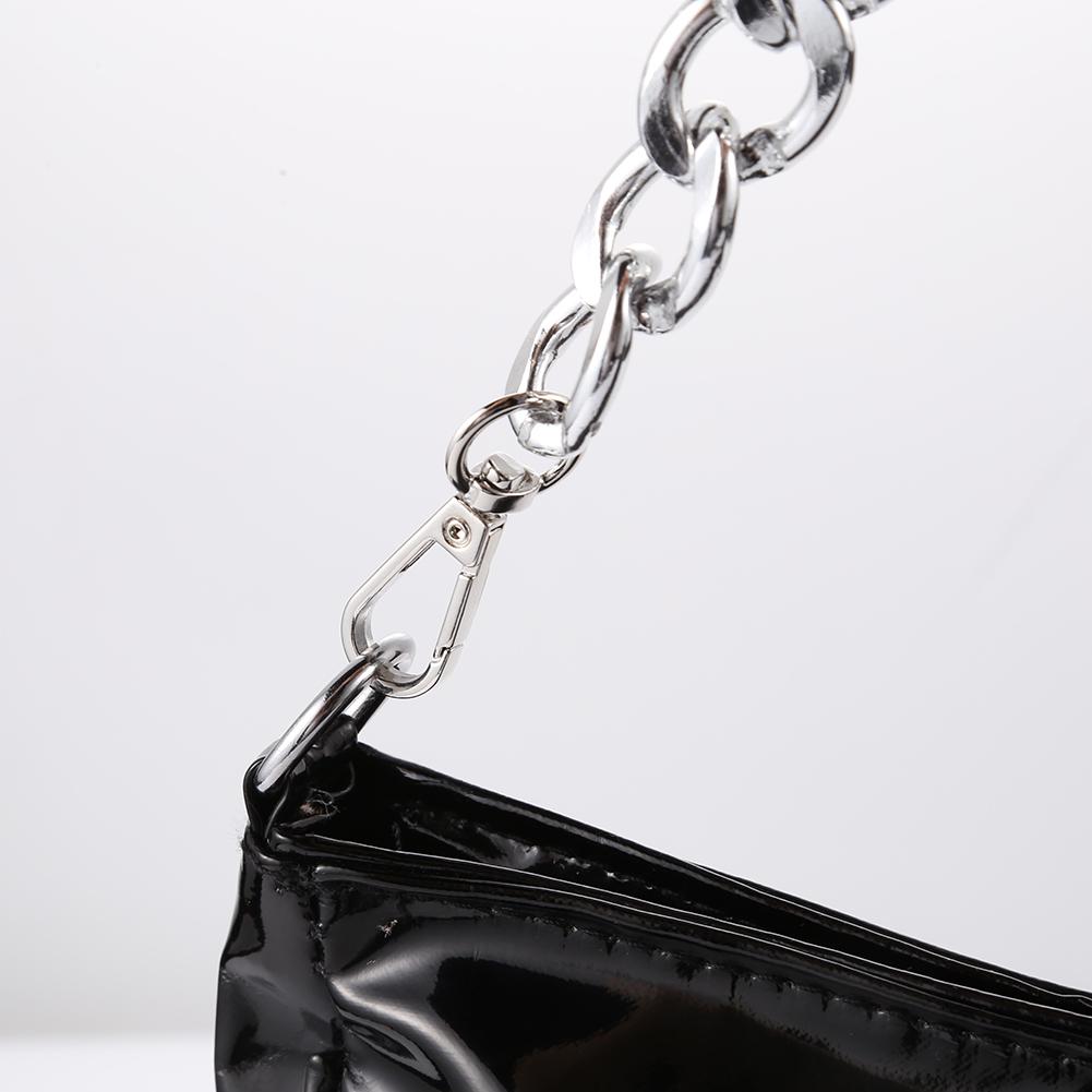 40 см панк-металлическая толстая цепочка для сумки через плечо с ручками для сумки своими руками (Серебряный) ?