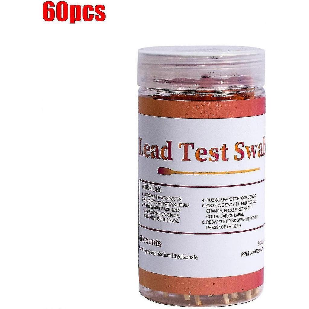 Lead Test Kit With Test Swabs,instant High-sensitive Non-toxic Lead Testing Kit | Non-toxic Home Instant Test Kit For Plaster, Painted Wood, Metal Vin