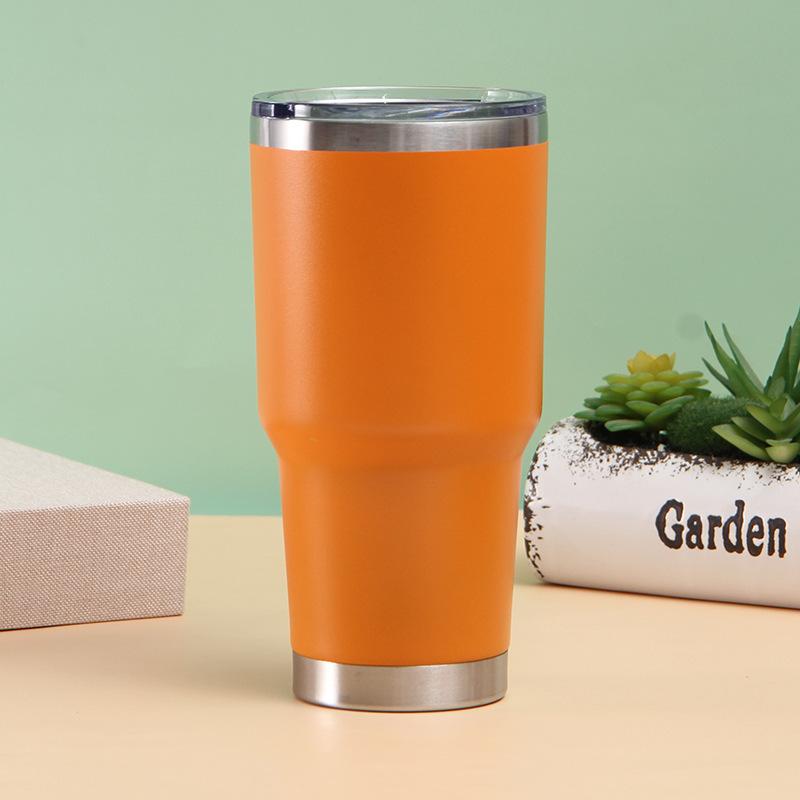 Автомобильная кружка из нержавеющей стали с двойной вакуумной изоляцией, кружка для холодного пива, автомобильная портативная кружка для льда.