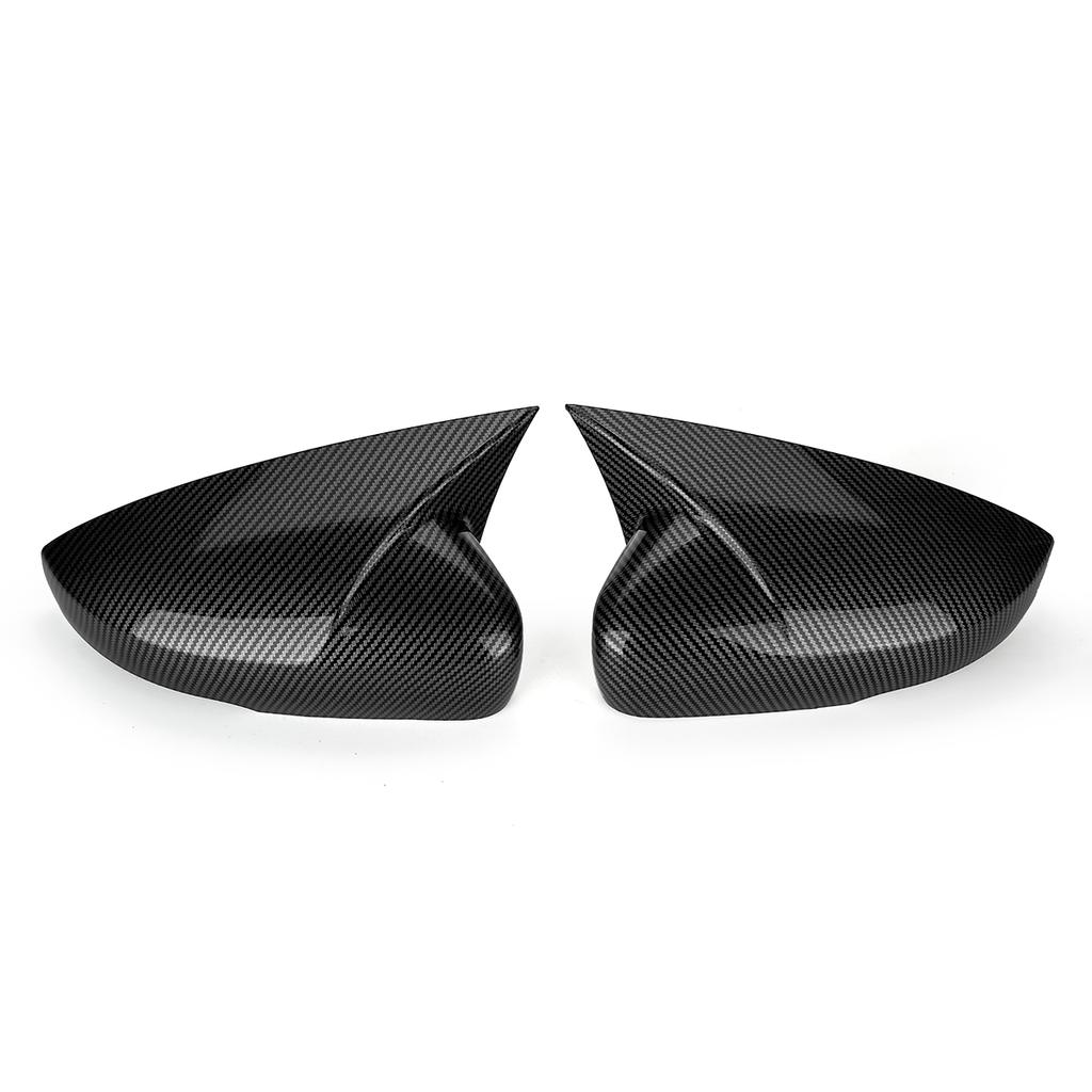 Pair Car Side Wing Rear View Rearview Mirror Cover Case Caps Shell For Volkswagen For VW For Polo Mk5 6R 6C V 2012-2017