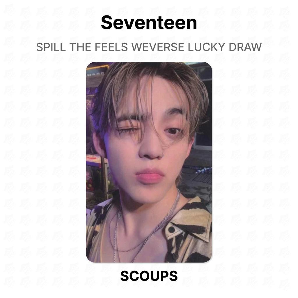 Seventeen ВЫЛИВАЙ ЧУВСТВА WEVERSE РОЗЫГРЫШ Official Фотокарточка