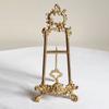 Zinc Alloy Photo Frame Display Rack Antique Finish Tray Rack Decoration Ornament  Wedding Use