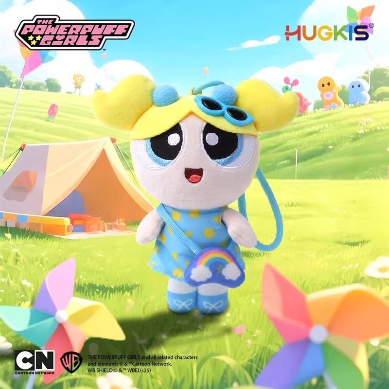 The Powerpuff Girls Blossom Bubbles Buttercup Outing Themed Plush Doll Pendant For Kids And Collectors