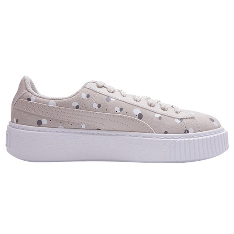 PUMA Sneakers Suede Platform Dots Jr 'Silver' Kids' 368991-02