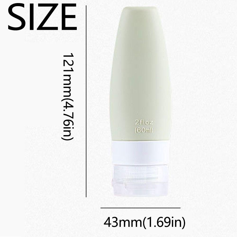 4Pcs/Set Leak-Proof Travel Bottle Set Soft Refillable Lotion Bottle  Sub-bottling Tool