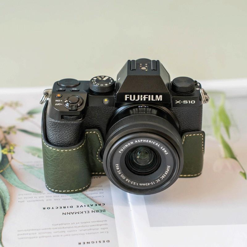 PU Leather Camera Case Fujifilm X-T5 X-T4 X-T30 II X-T20 X-S10 X-S20 X100VI Compact DSLR Protective Sleeve Bag
