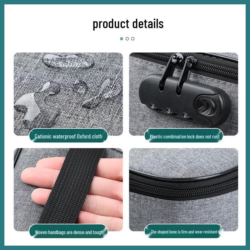 Многослойная дорожная сумка для хранения карт и документов