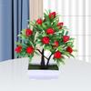 Plastic Artificial Fruit Plant Potted Realistic Orange Tree Bonsai Simulation Lemon Tree  Garden