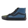 Vans Sk8 Удобные Простые Высокие Кеды для Скейтбординга Унисекс Кроссовки Черные Синие VN0A5KXVBLK